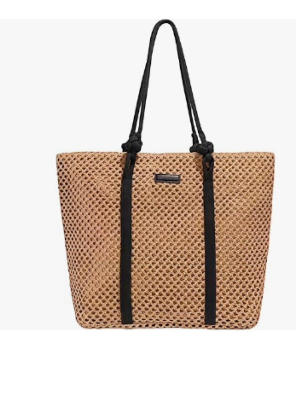 Crochet Beach Tote Bag Women’s Knit Mesh Boho Summer Shoulder Bag